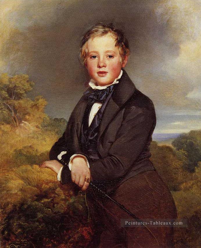 Ludwig Graf Von Langenstein portrait royauté Franz Xaver Winterhalter Peintures à l'huile